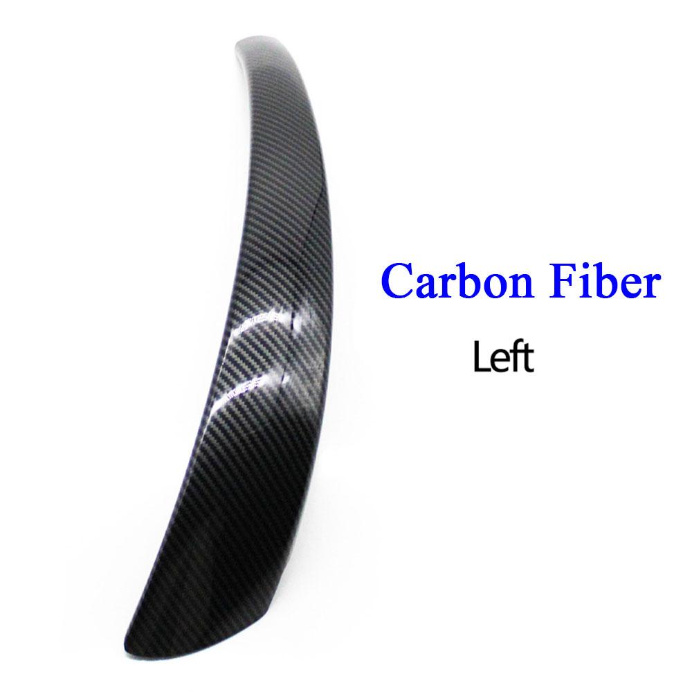 Auto Innentür Schwarz Silber Carbon Links Rechts Pull Griff Abdeckung Trim Ersatz Für BMW 1 Serie E81 E82 E87 e88