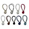 1 Pezzo Sganci tenda regolabile, Sgancio tenda in corda intrecciata con ciondolo a sfera, Supporto decorativo per tende per finestre di stanze, Tende