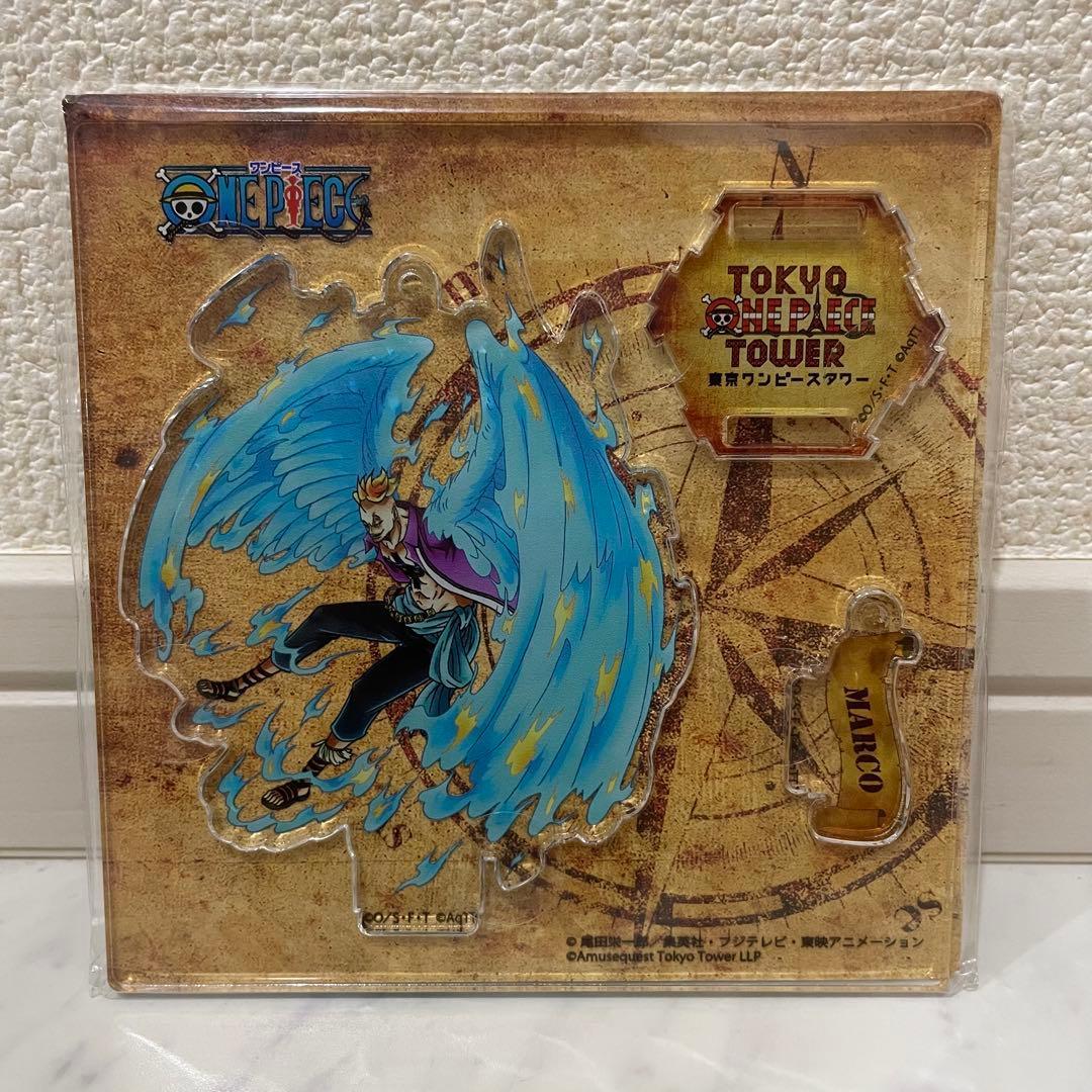 Used Tokyo One Piece Tower Acrylic Stand Charm Marco