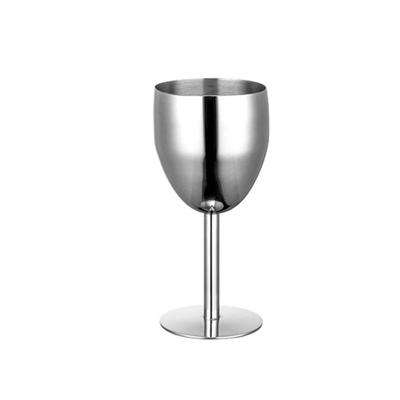 Stainless Steel Goblet Red Wine Bar Party Beer Juice Drink Champagne Cup