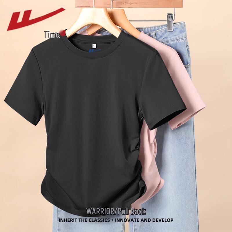 

Warrior Women s Slim-Fit Pleated Short-Sleeve T-Shirt M