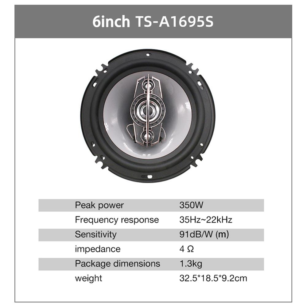 1 Paar 6/5/4 Zoll HiFi-Koaxiallautsprecher 12 V Auto-Universal-Audio-Stereolautsprecher Auto-Musik-Stereo-Vollbereichsfrequenzlautsprecher