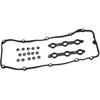 Engine Valve Cover Gasket Kit, for BMW E39 E46 E83 E85 2002-2006, Rubber, with Grommet Seal, 11120030496, Black, 1 Set Auto Accessories