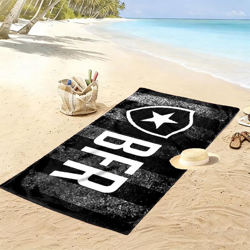 Botafogo FR Print Beach Towel, Large Soft Quick Dry Towel for Beach Camping Swimming