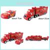 Pixar Cars Hexagon Castle Tent Kids Toy Set With Mack Lightning Mcqueen King Jackson Storm Racers
