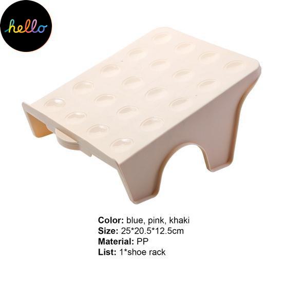 Praktischer Schuh-Organizer, einzigartiges Design, verformungssicheres, wasserdichtes Schuhregal mit zwei Regalen