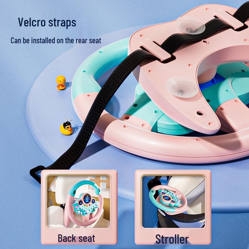 Дитяче кермо другого пілота: Інтерактивна іграшка-симулятор для автомобіля для раннього розвитку