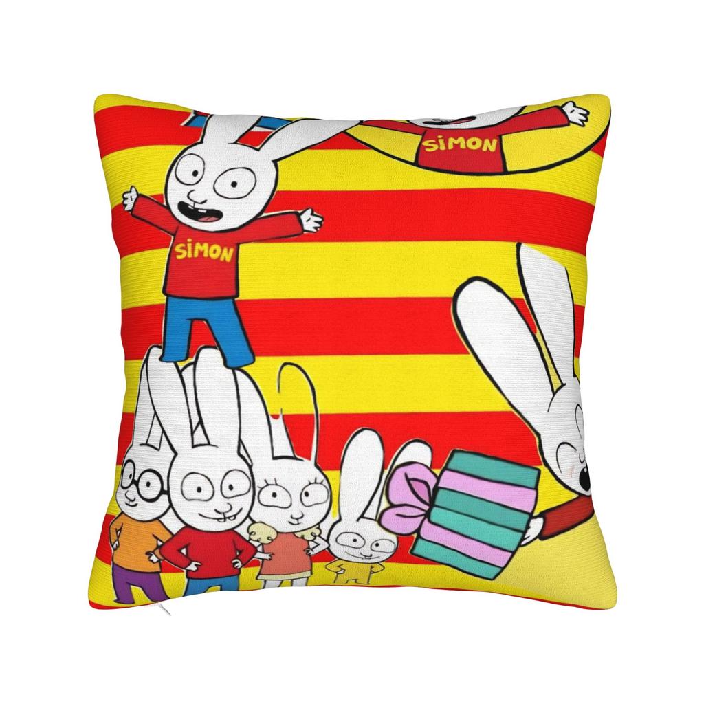 Simon Super Rabbit Pillow Covers Accessories Printing Cushion Cover Gift Pillow Case Cover Home Multi-Size