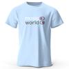 Music World Printed T-Shirt 100% Cotton Oversized Classic Funny Graphic Tees forUnisex Summer Tops