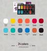 Solid Chinese Painting Pigment Set: 12 & 24 Color Options for Beginners