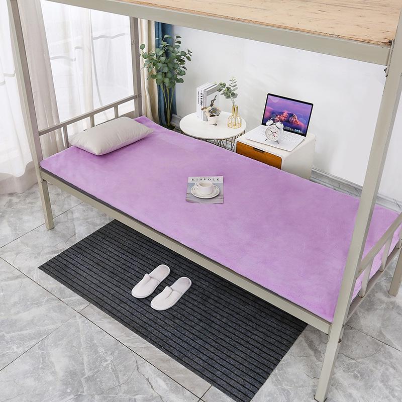 Autumn Winter Student Dorm Mattress Pad Tatami Velvet Blanket for Waist Protection