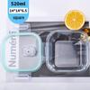 ZISIZ Glass Food Storage Container Set