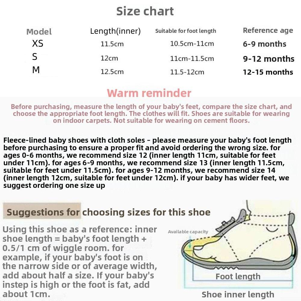 Winter Warm Infant Girls Boys Plush Anti-Slip Socks New Newborn Baby Shoes  Girls Boys