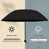 Yu Zhong Dual-Use Large Folding Umbrella for Men & Women, Sun & Rain Protection, Black Glue Shade, Perfect Gift.
