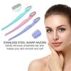Precision Eyebrow Razor Trimmer: Disposable Facial Hair Shaper Remover 3 CountTool for Gentle Hair Removal, Brow Shaping, and Smooth Skin.