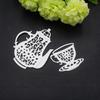 Teapot Teacup Metal Cutting Dies for DIY Scrapbook Cutting Die Paper Cards Embossed Decorative Craft Die Cut