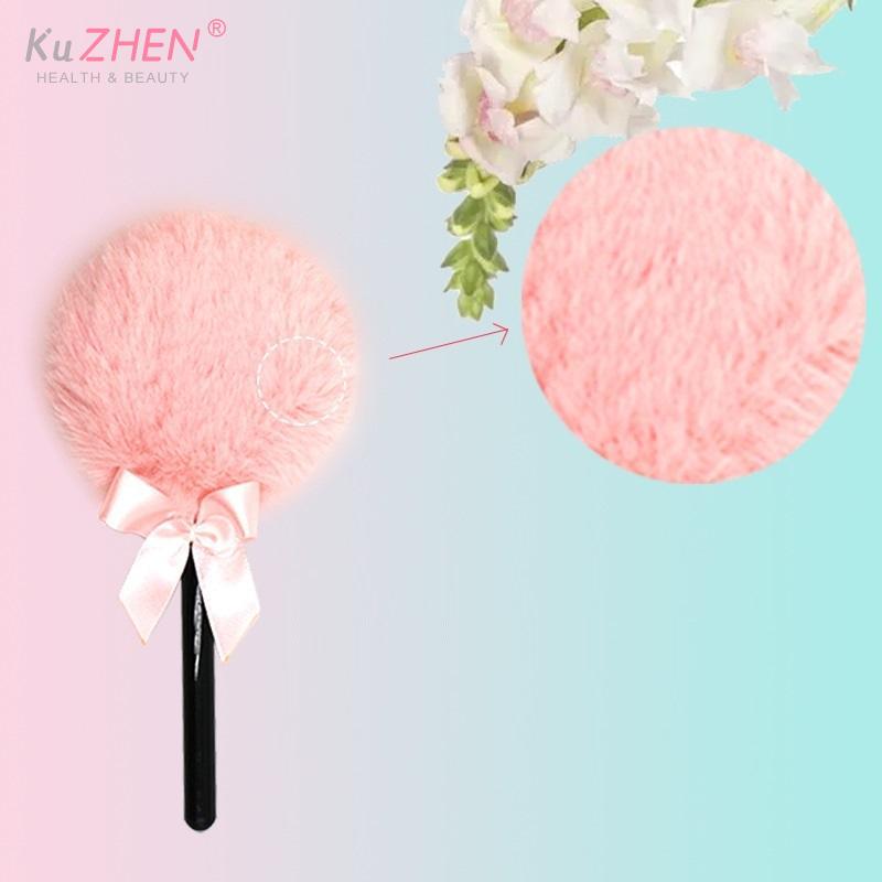 1PC Lollipop Body Powder Applicator Plush Powder Puff With Handle Body Powder Puff Soft Makeup Tool For Face And Body Easy ToUse