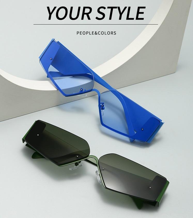 UV400 Lens Cheap Stock Y2K Party Design Rimless Shades Sunglasses Women Men Fashion Trendy Sunglasses 2025