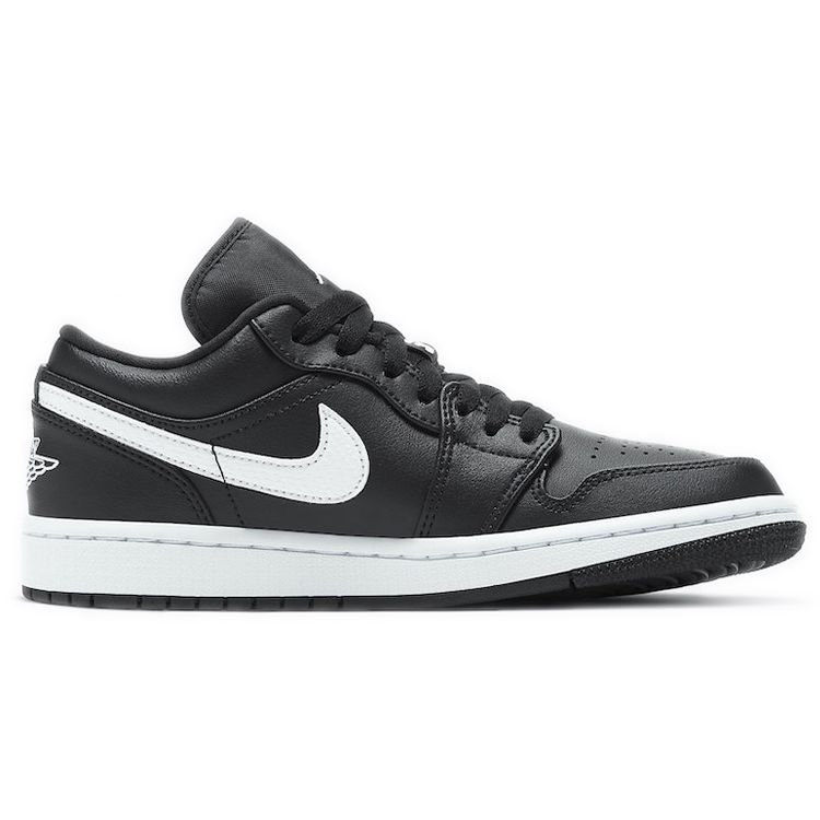 Air Jordan 1 Low Black Women Sneakers White AO9944-001