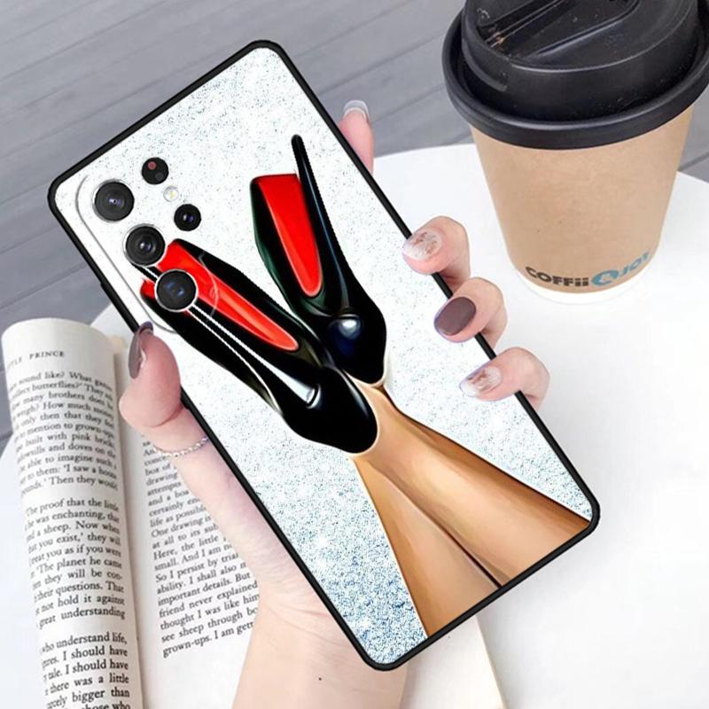 High Heels Girl Fashion phone case Cover For Samsung Galaxy S24 S25 Ultra S21 S22 Ultra S10E Note 10 Plus Note 20 FE S23