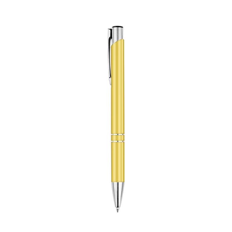 Customizable High-End Metal Ballpoint Pen with Logo and Retractable Neutral Core for Business & Signatures