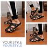 Men's Slippers Outdoor Slippers Breathable Hollow Non-slip Bathroom Beach Sandals Casual Footwear