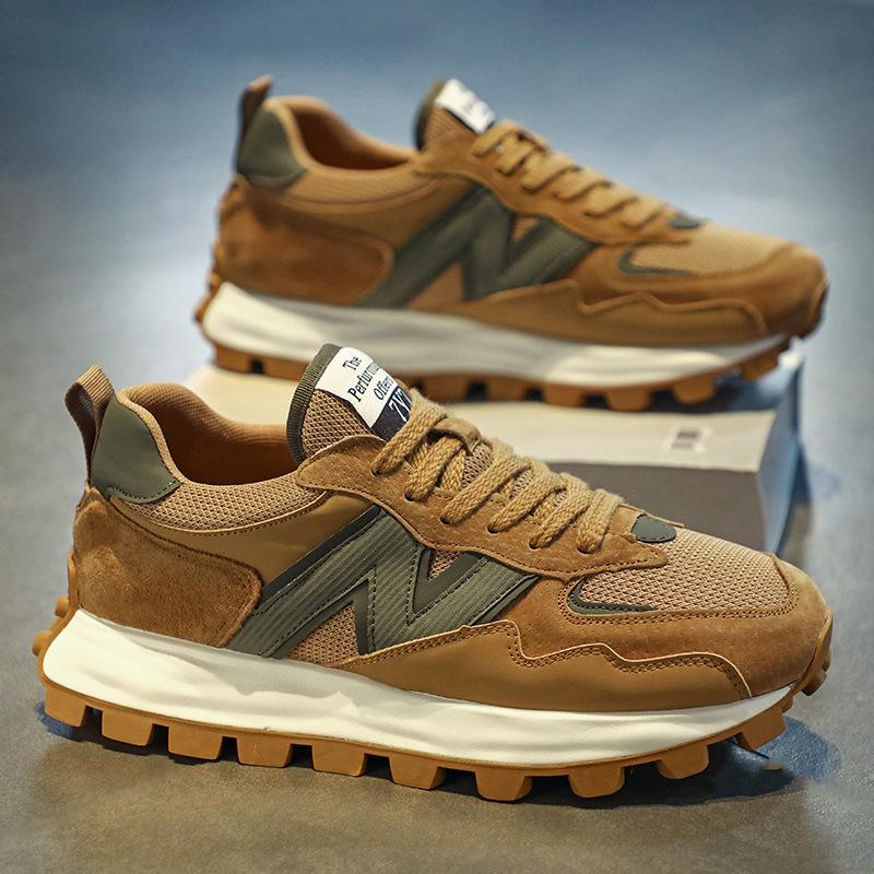 Herenschoenen 2024 herfst nieuw mesh ademend Hong Kong stijl niche heren vrijetijds sport hardlopen Forrest Gump papa trendy schoenen