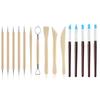 Pottery Clay Tool Kit - 5-Piece Set for Sculpting, Trimming, and Modeling