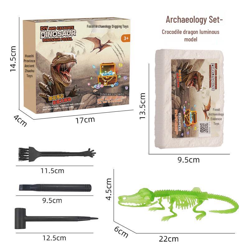 Dinosaur Fossil Excavation Kit: Educational Science Toy for Kids