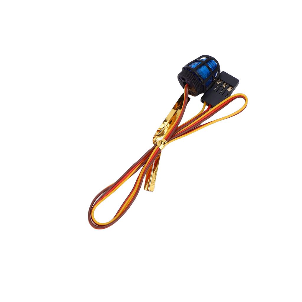 RC Flashing LED Lights with CH3 Control Mode Rotating Beacon Light for Construction Ambulance Vehicle Blue