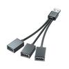 USB2.0 Y Splitter Cable 1 Male To 3 Female Port Hubs For PC Laptop Tablets Keyboards Mouse Data Transfer Up To 480Mbps