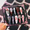 Press On Nail Bottom Cardboard Cards Packaging Bag Square Nail Art Display Photo Props Card False Nail Tips Manicure Tools