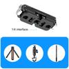 Outdoor Photography Foldable Camera Mount Adapter Magnetic Quick Detach Base 1/4 Tripod Screw Multiple Angle Adjustment