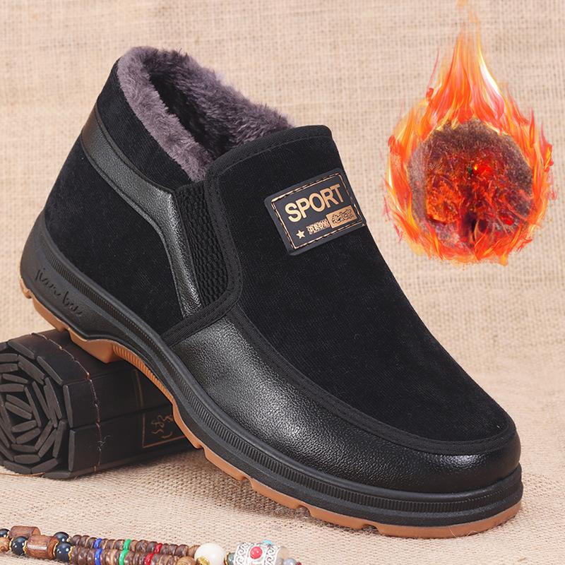 Men's Casual Slip on Shoes with Outdoor Walking Shoes Autumn and Winter