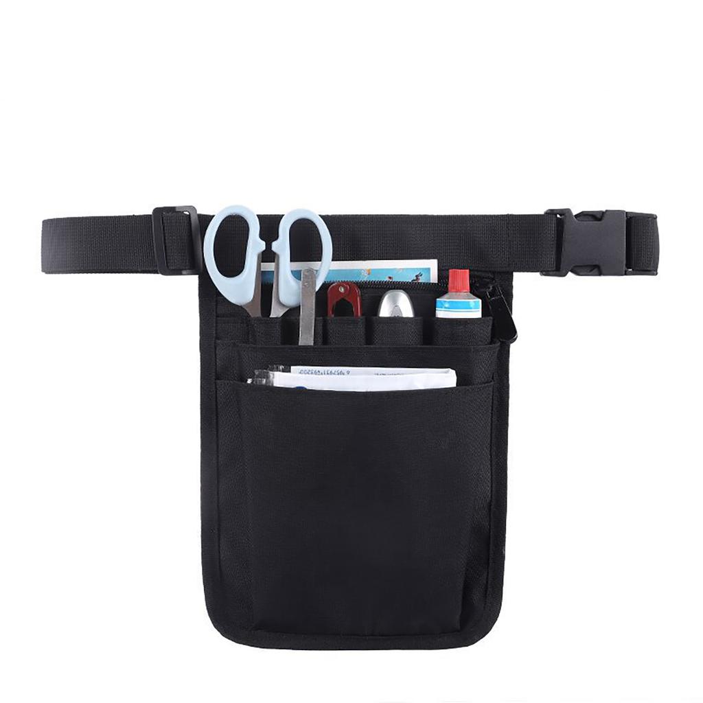 Portable Nurse Belt Bag with Adjustable Strap Medically Staff Storage Bags Nurse Tool Storage Waist Bag Pouch Enduring