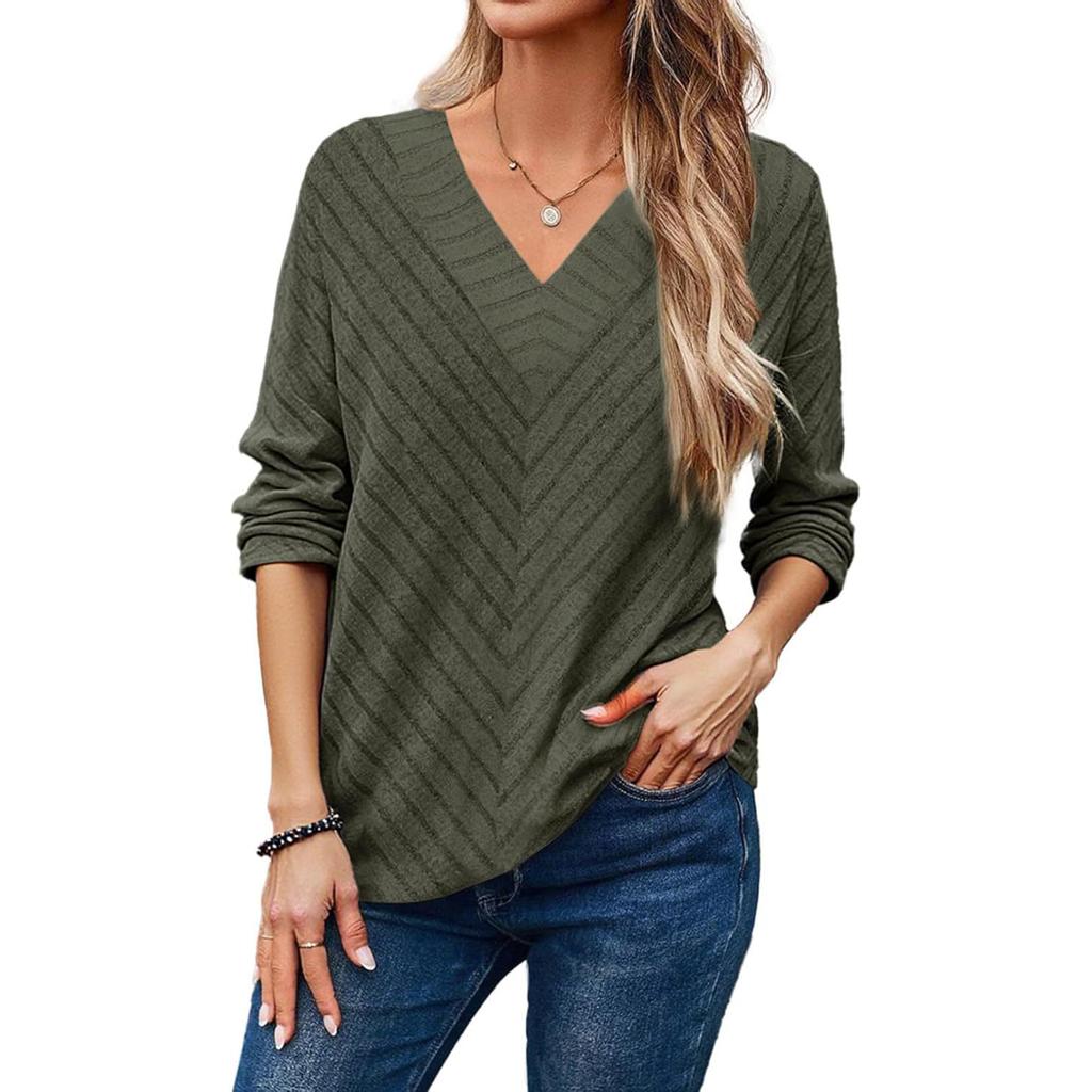 Women's Loose Casual Long-sleeved Pullover