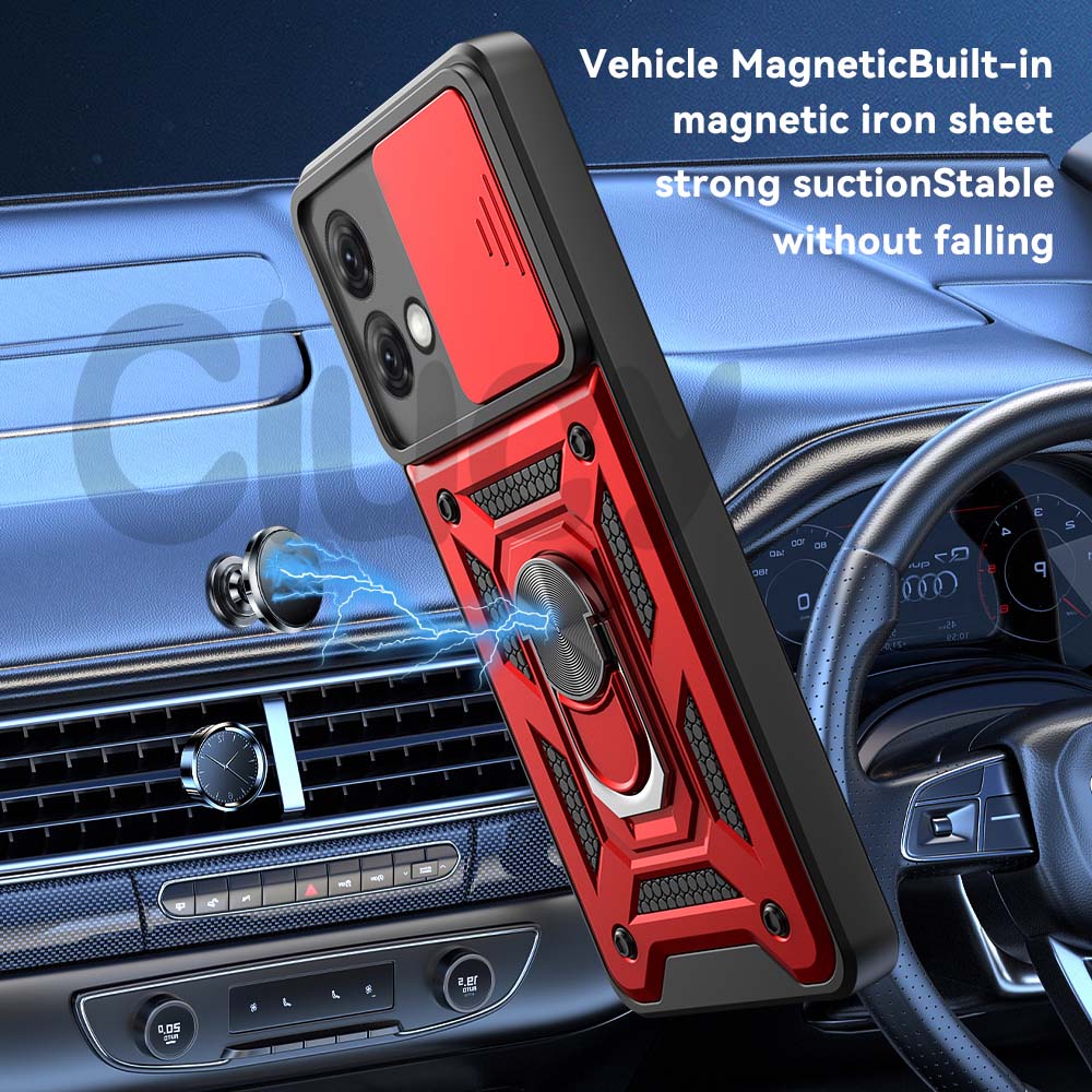 Para Motorola Mote G84 G54 G34 G14 G53 G62 G42 G10 G20 G30 E22i E20 E30 E40 Funda Deslizante Cámara A Prueba de Golpes Armadura Protectora Cubierta