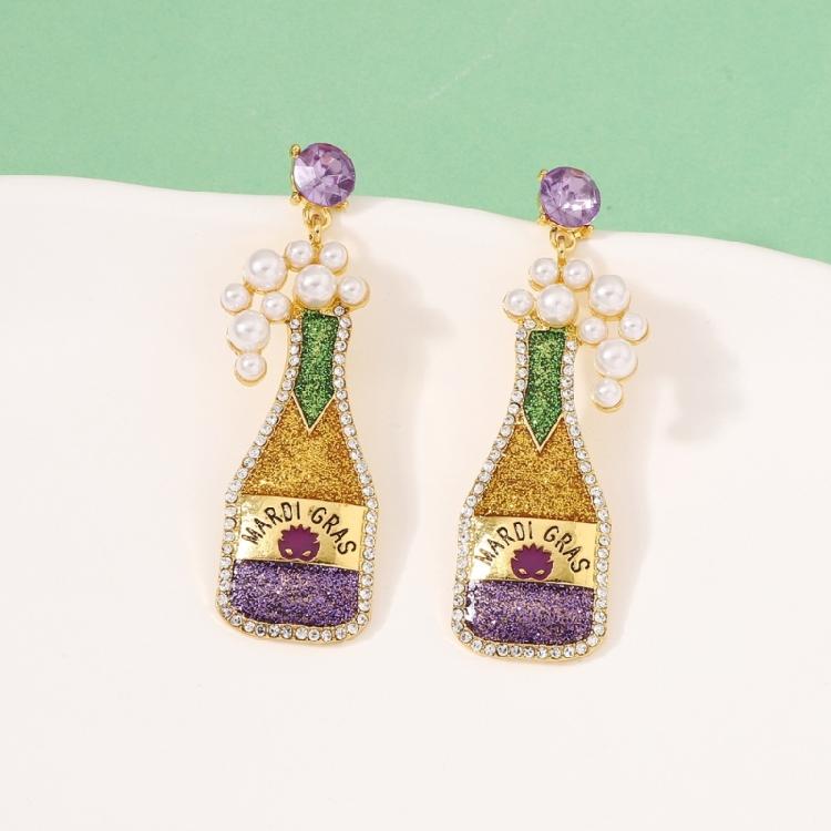 Chic Festivals Champagne Earrings,Stud Earrings Sophistications Fashion Jewelry