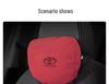 Suede Lumbar Support Cushion for Toyota Headrest - Camry, Highlander, Avalon, RAV4, Wildlander