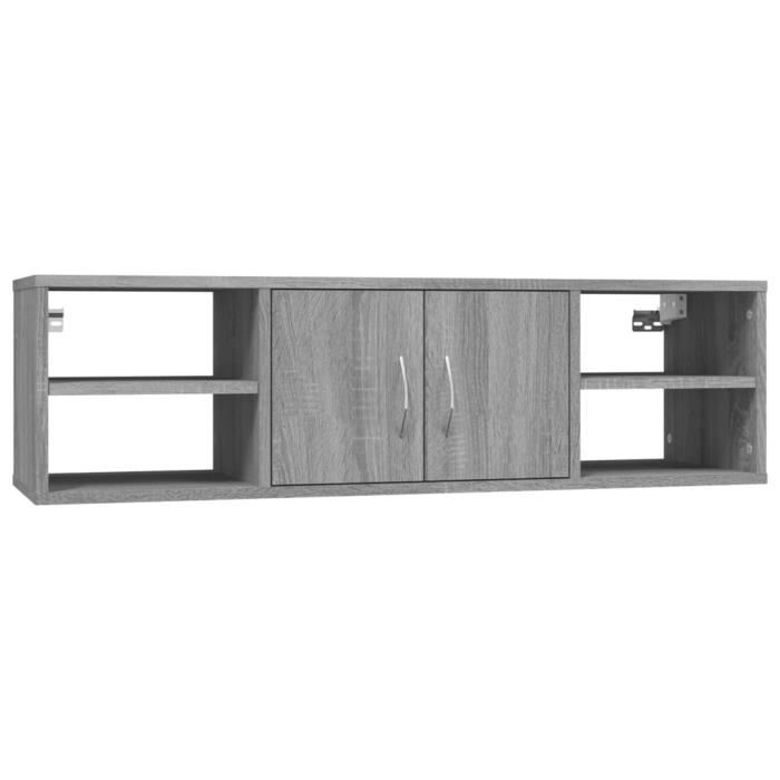 VidaXL Étagère murale Sonoma gris 102x30x29 cm Bois ingénierie 826364