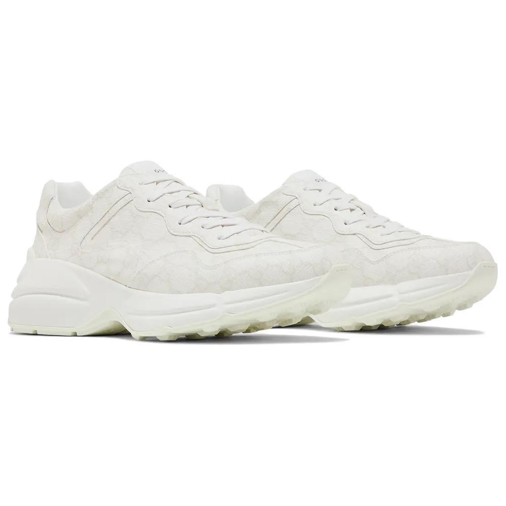 Gucci Rhyton Low Top Casual Shoes Women's White 737899 KGD00 9000
