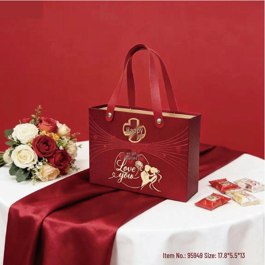 Chinese Wedding Candy Box & Bag Souvenir – Large Packaging for Wedding Gifts