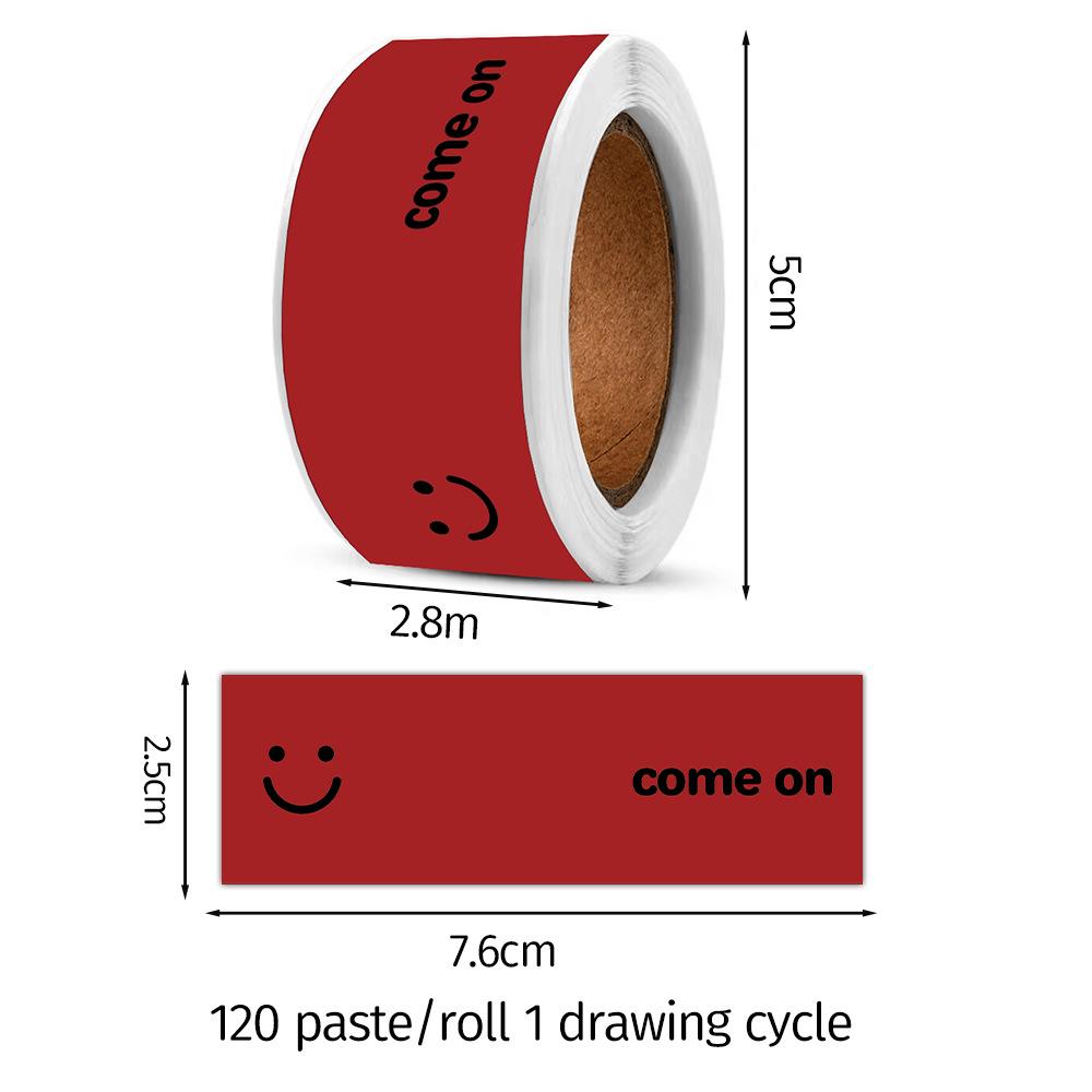 Festive Halloween & Christmas Sticker Roll for Gift Packaging and Crafting