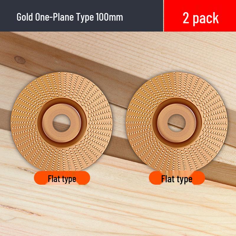 Woodworking Angle Grinder Burr Disc & Polishing Wheel Set
