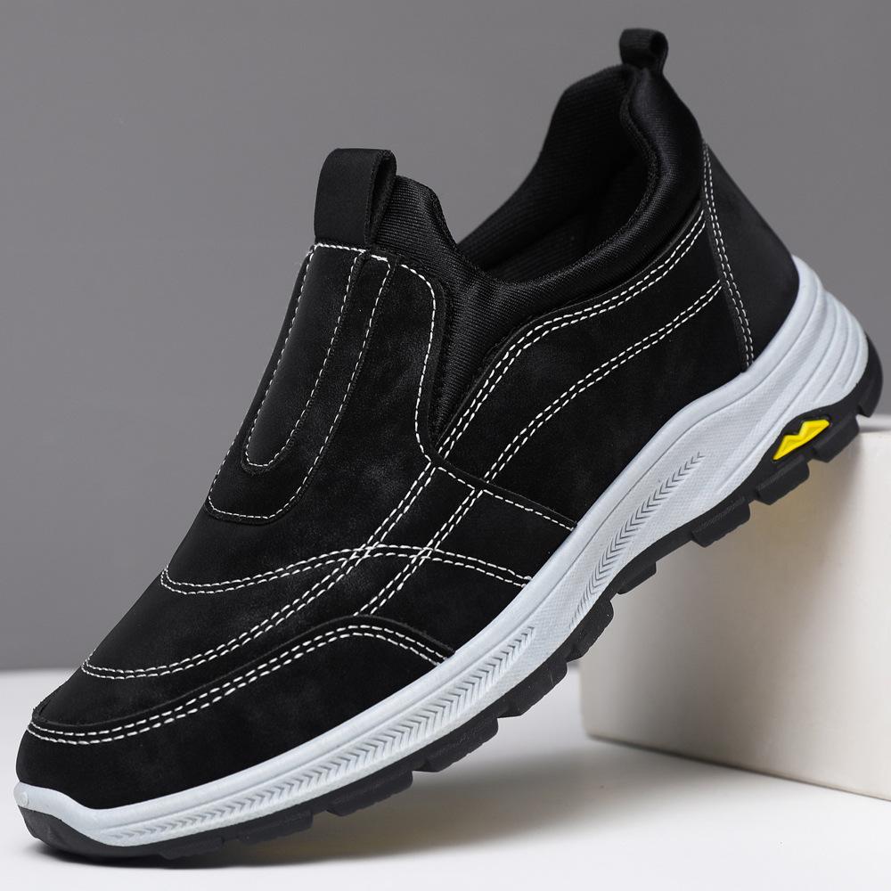 Men's Comfortable Thick-Soled Outdoor Sports Walking and Running Shoes for All Seasons