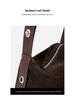 Genuine Leather Women's Tote Bag - High-Silk Matte Cowhide, Large Capacity, Commuting Shoulder/Underarm Bag
