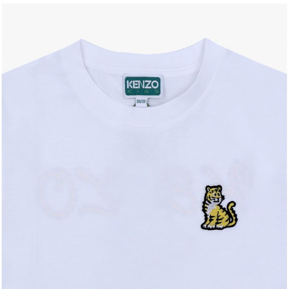 Kenzo Kids ShorT Sleeve T shirT koTora Tiger K61700