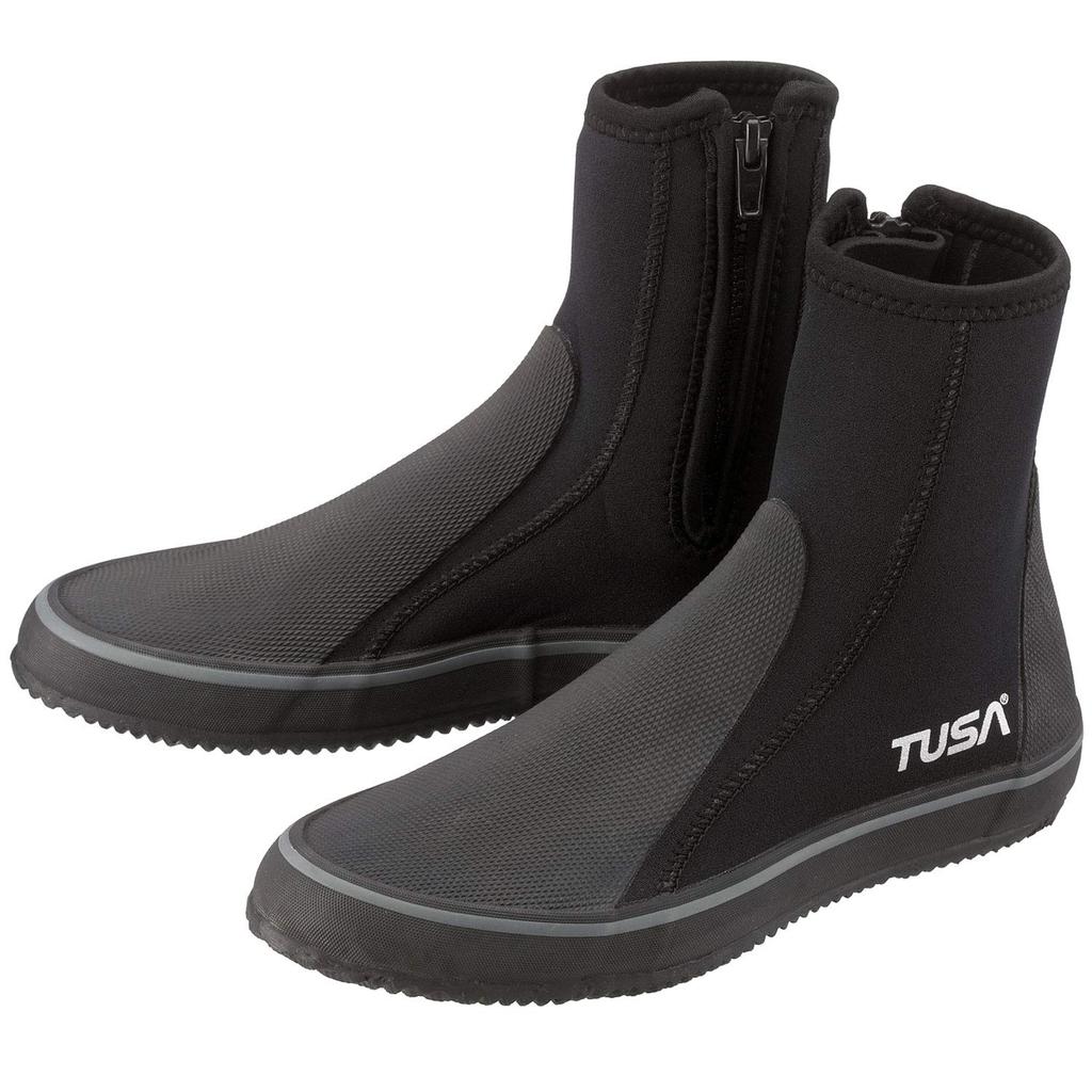 TUSA DB0104 3mm Diving Boots, Size 27cm, Black (DB-0104)
