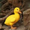 2 Pcs/Pair Creative Home Garden Balcony Courtyard Decoration Animal Floating Water Yellow Duck Ornament Resin Crafts