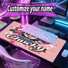 Custom Name Personalized Bride of Chucky Pattern Mousepad, Laptop PC Desk Mat, Decorative Desk Mat for Home Keyboard Pad Gift